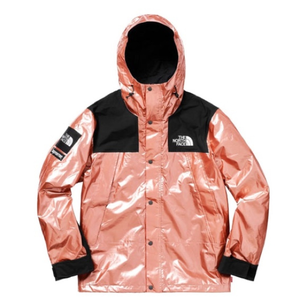 NWOT Supreme x The North Face Metallic Mountain Parka Rose Gold SUP-SS18… - Picture 2 of 9
